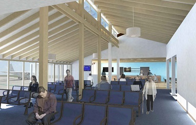 airport terminal update scilly hoped completed works end october